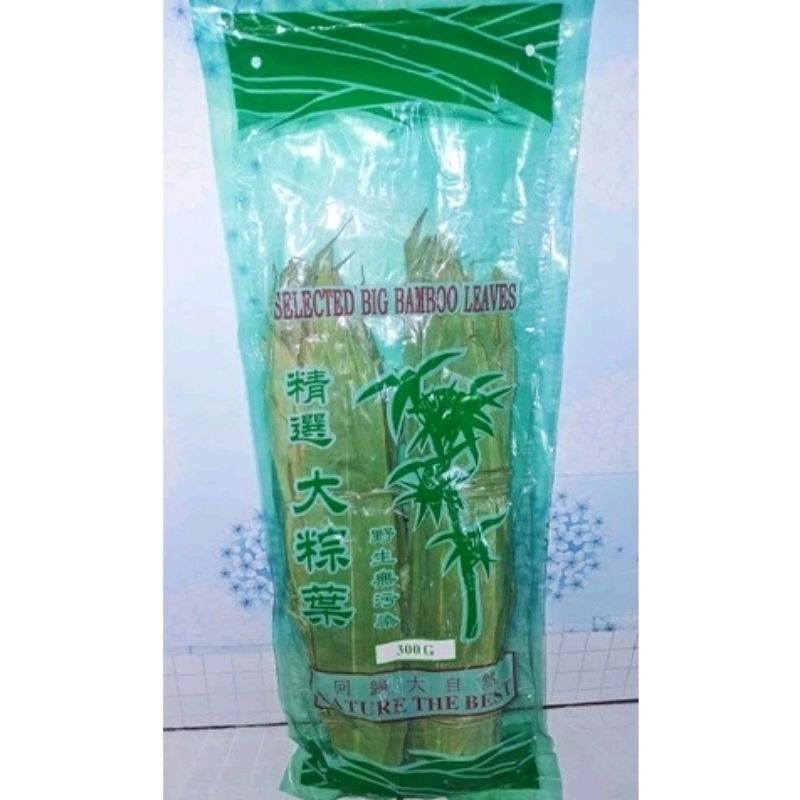 

Daun bambu bacang kering selected bamboo leaves 300gr