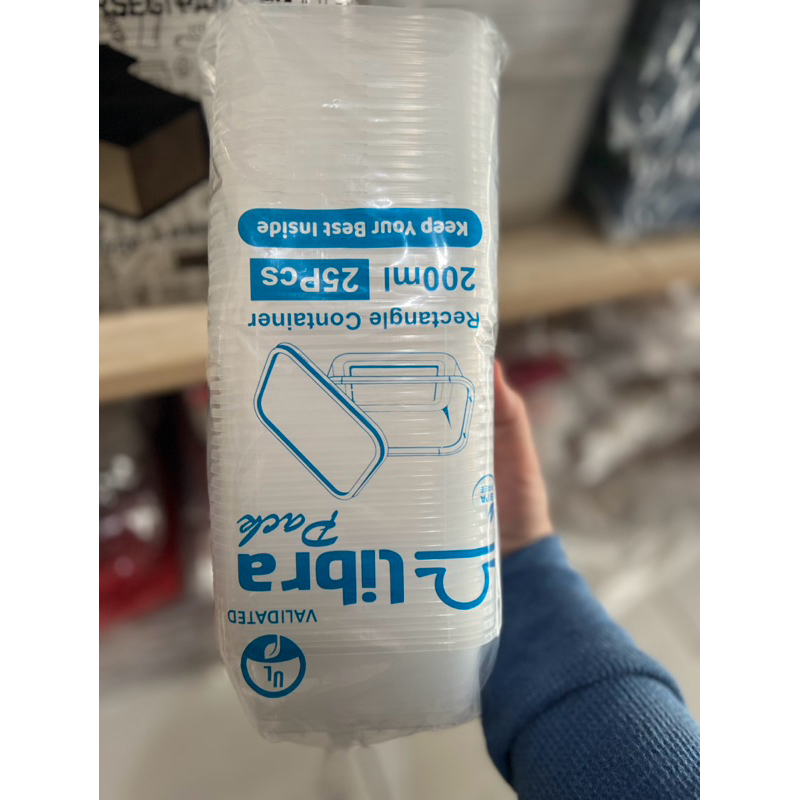 THINWALL LIBRA RECTANGLE 200ml