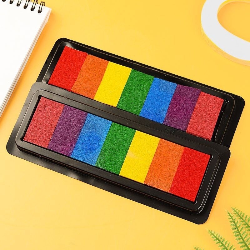 

CAP STEMPEL BESAR SENSORY PLAY / SENSORY TOY STAMP PAD / HAND STAMP PAD WASHABLE FOR CRAFT