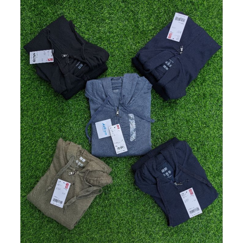 hoodie zipper uniqlo AIRISM