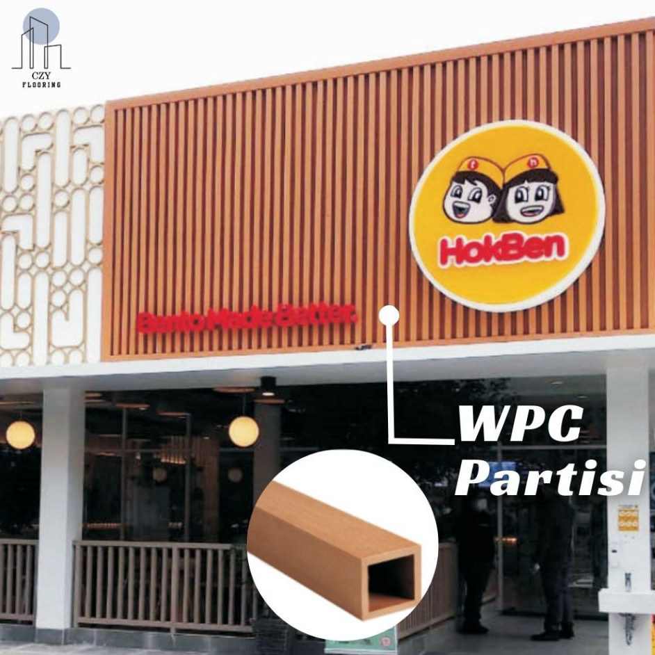 WPC Partisi Kayu Asri Original I Partisi Anti Rayap