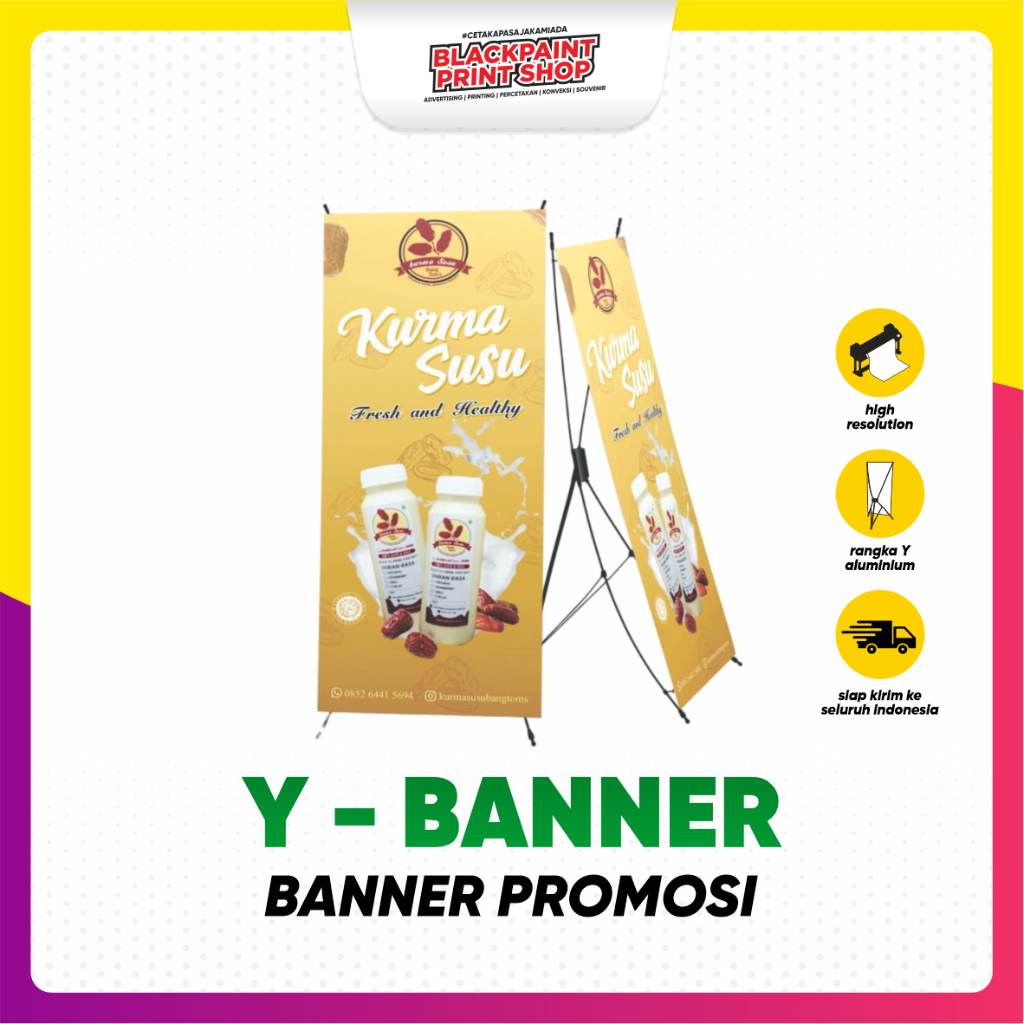 Y Banner / Banner Display / Banner Wisuda / Sempro / Wedding Lamaran [Free Desain]2