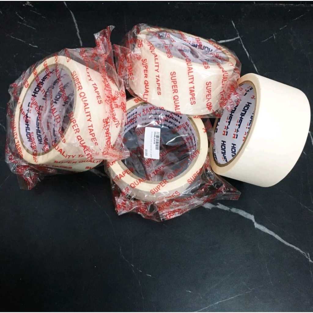 

Masking Tape/Isolasi Kertas Honhstar ukuran 24mm/48mm