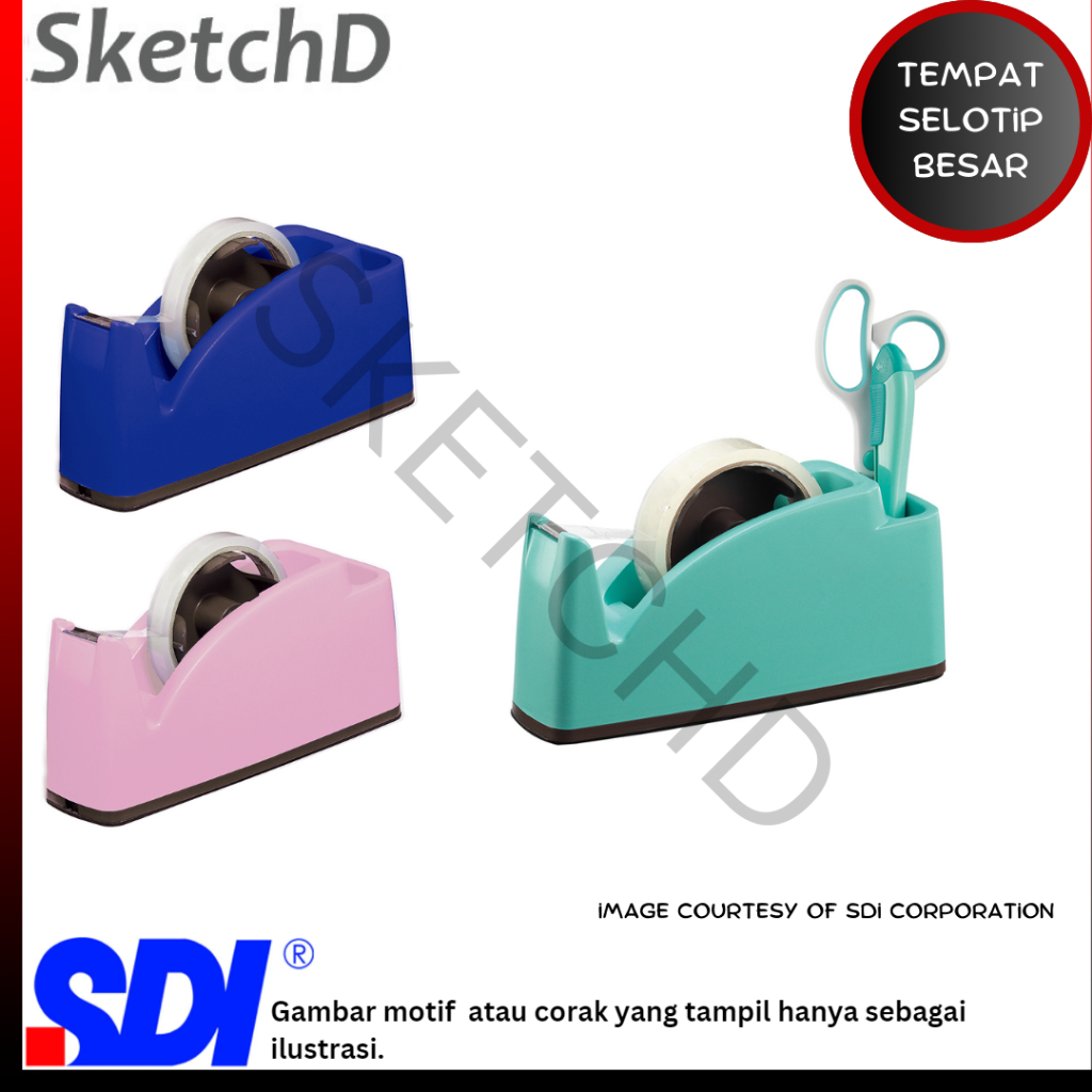 

Tape Dispenser SDI 051B (Warna Acak/Random)