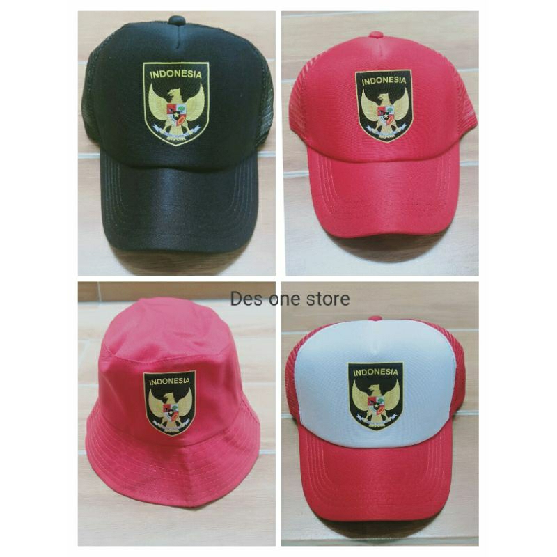 Topi Timnas Indonesia Topi sepakbola Indonesia Topi Agustusan 79 topi garuda Indonesia topi timnas g