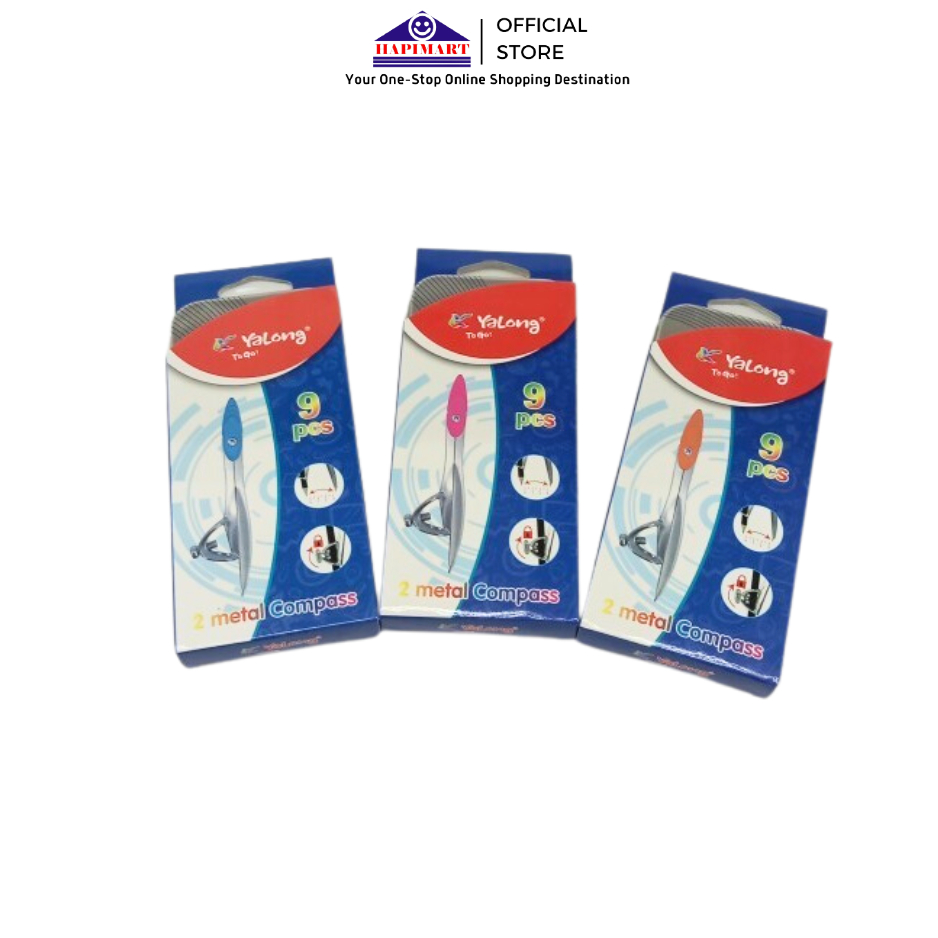 

9 In 1 Match Set Jangkar Busur 360 Derajat/2 Metal Compas 9 in 1 Jangka Besi