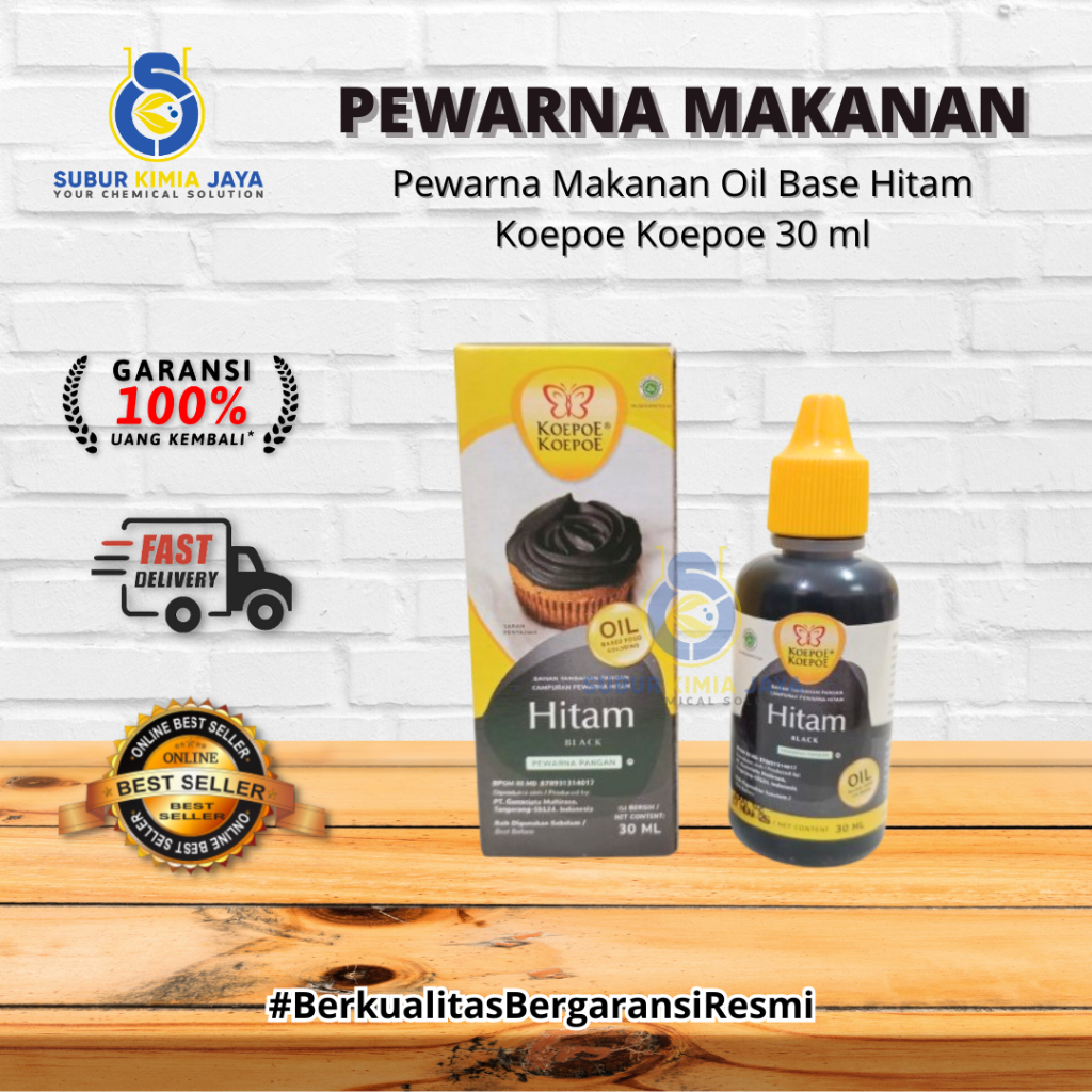 

KOEPOE Pewarna Makanan OIL Base HITAM 30ML
