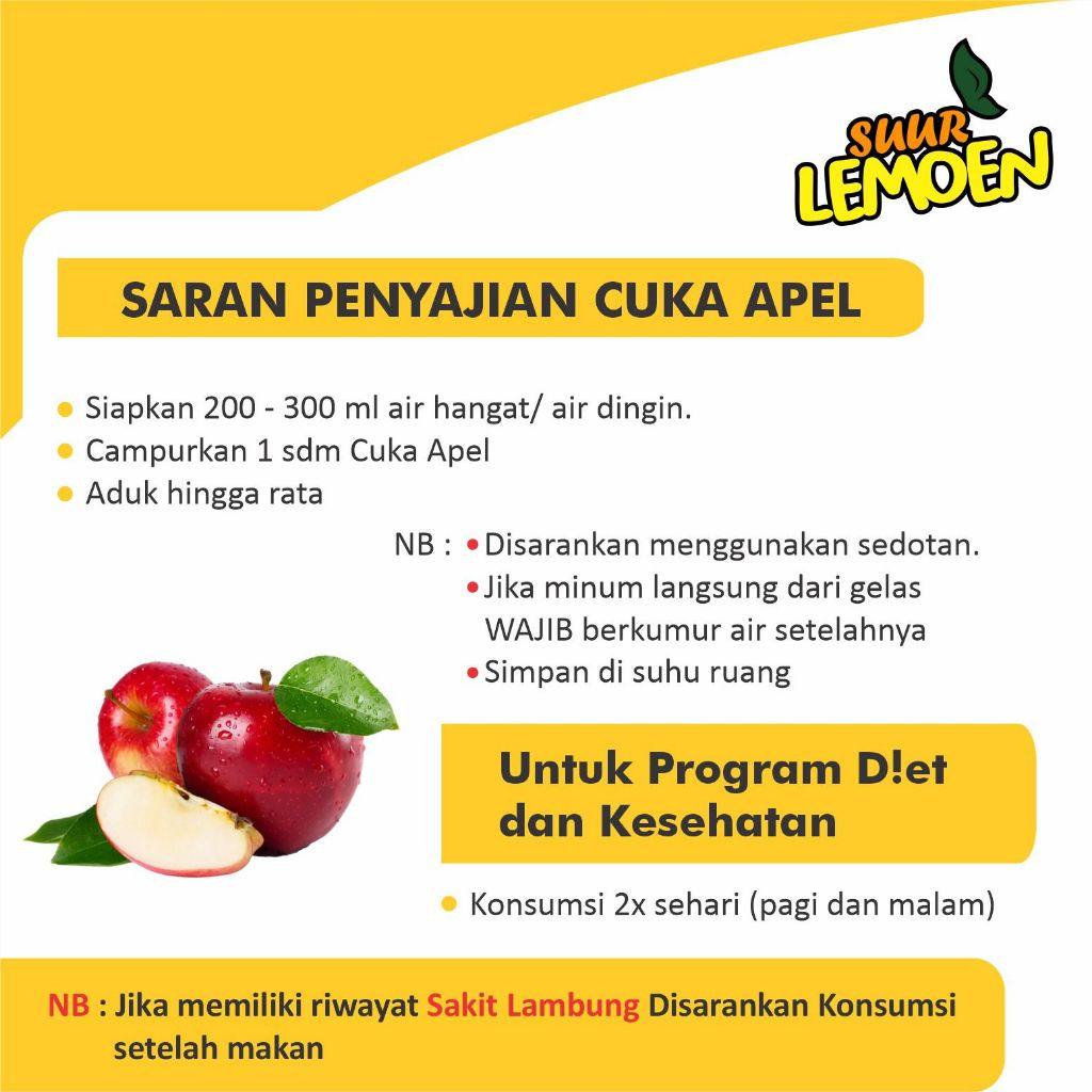 

Paket Hemat Diet Cuka Apel 500 ml dan Sari Lemon 500 ml Suur Lemoen ID Gratis Pengukur Lingkar Perut