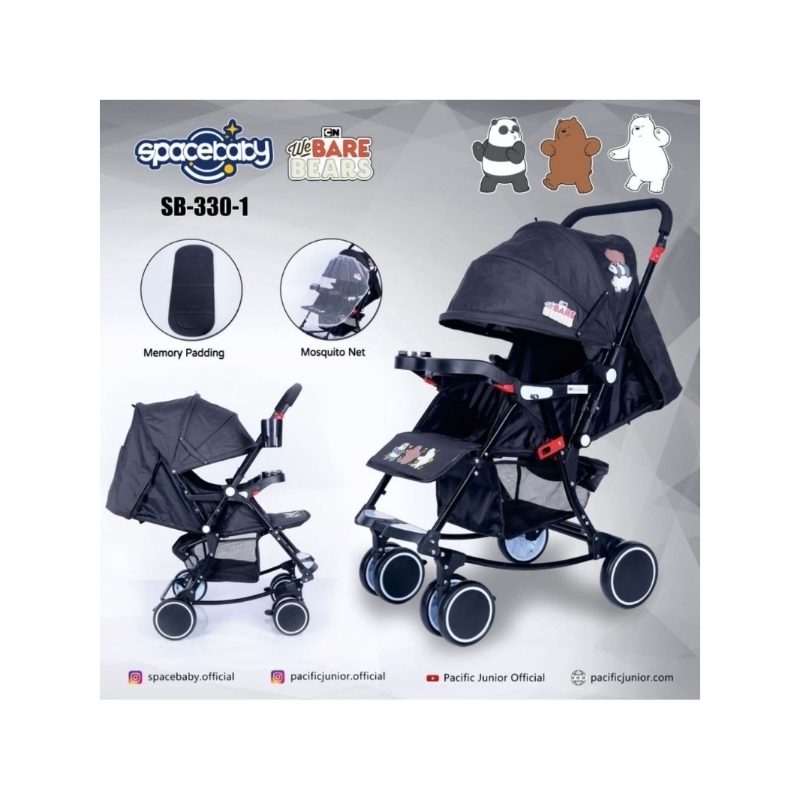 Stroller Spacebaby 2in1 SB-330-1