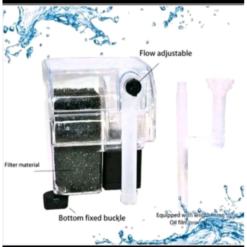 RECENT AA MP 44 POMPA AQUARIUM SLIM HANGING FILTER