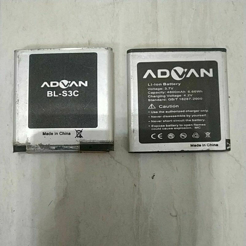 baterai bekas Advan S3C