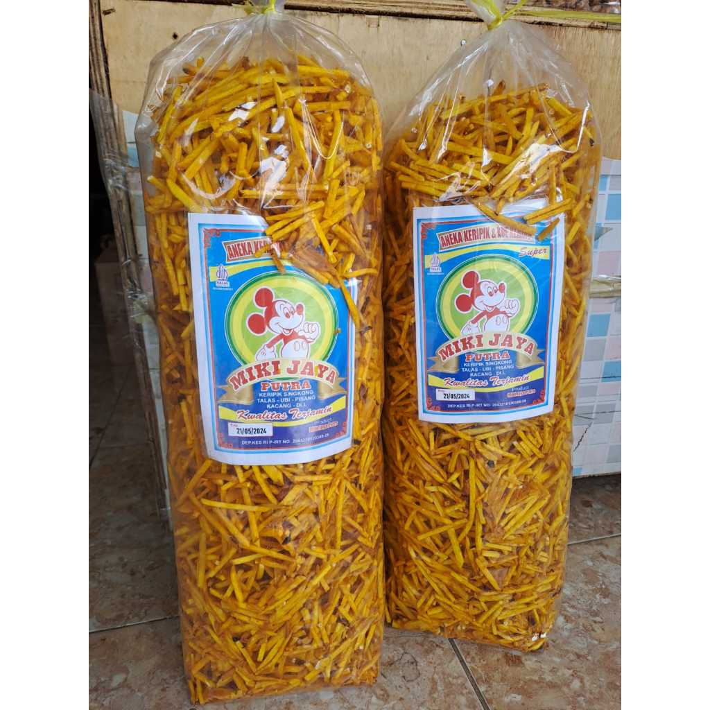 

Stik Talas 500gr // Stick Talas Asin Miki Jaya