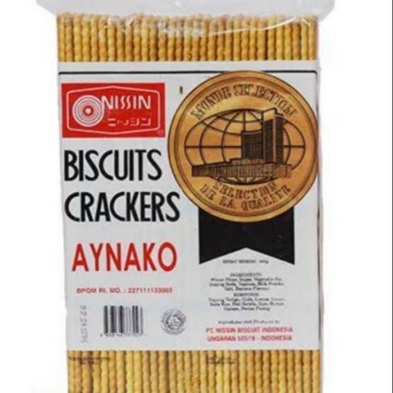 

NISSIN AYNAKO BISCUITS BISKUIT CRACKERS NETTO 500 GR