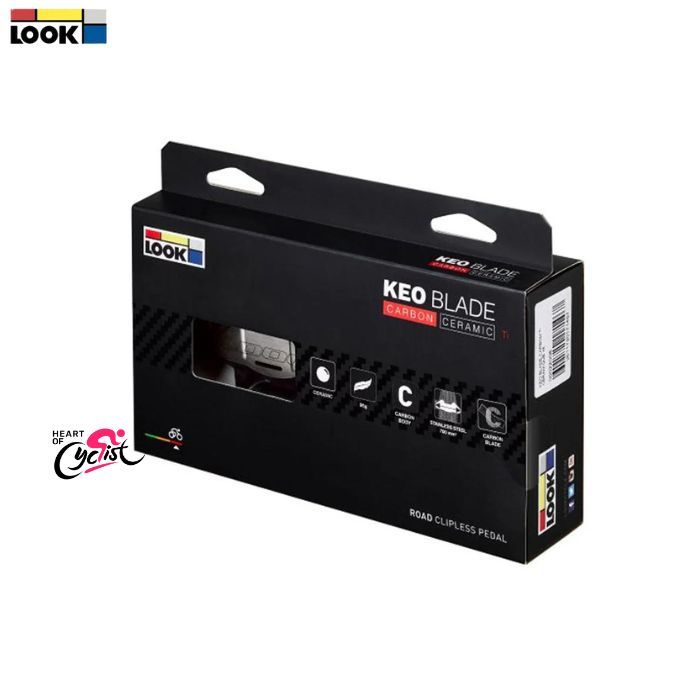 Pedal Cleat Sepeda Roadbike Look Keo Blade Carbon Ceramic Ti Heart of Cyclist