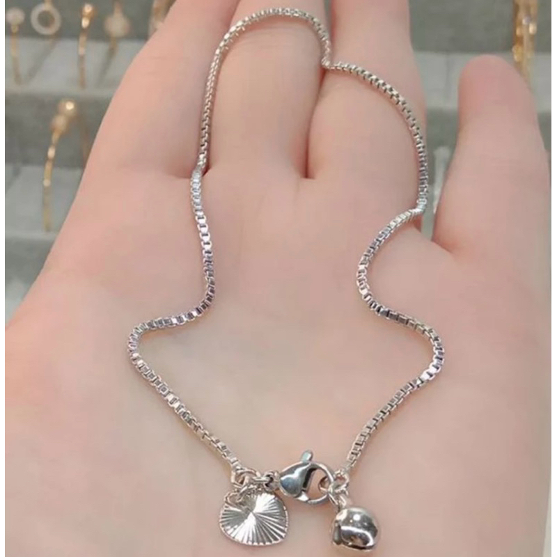 GELANG KAKI TITANIUM 2 MODEL KOKOT S TIDAK MUDAH LUNTUR PERHIASAN WANITA