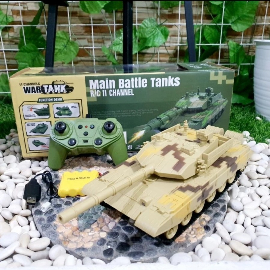 MOBIL RC TANK WAR TANK BATTLE WAR - REMOT KONTROL LEOPARD