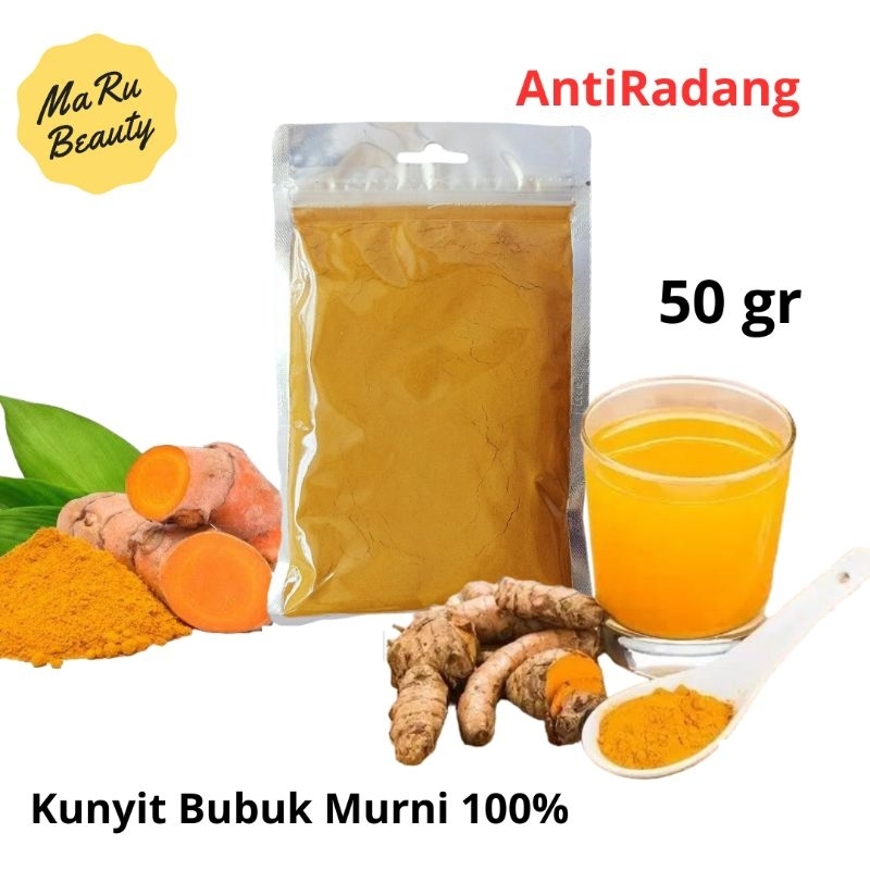 

KUNYIT Bubuk Murni 100% isi 50 gr Bisa Untuk Diminum