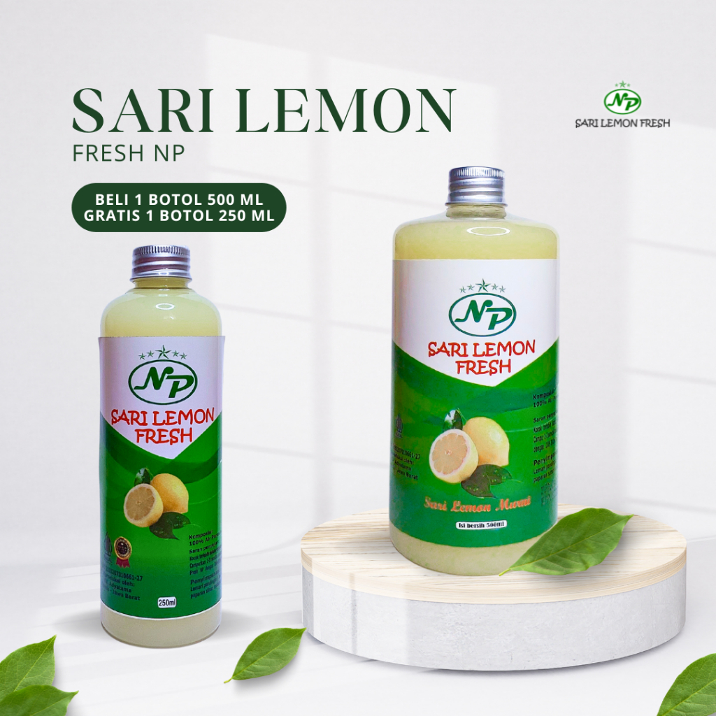

Sari Lemon Fresh Np Jus Lemon Halal BPOM Paket Buy 1 500 Ml Get 1 250 Ml