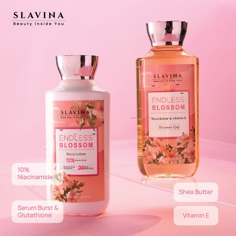 Slavina Endless Blossom Shower Gel & Body Lotion