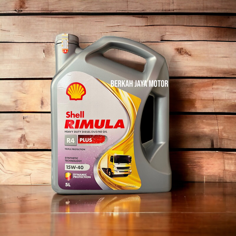 OLI MESIN MOBIL SHELL RIMULA R4 PLUS 5L