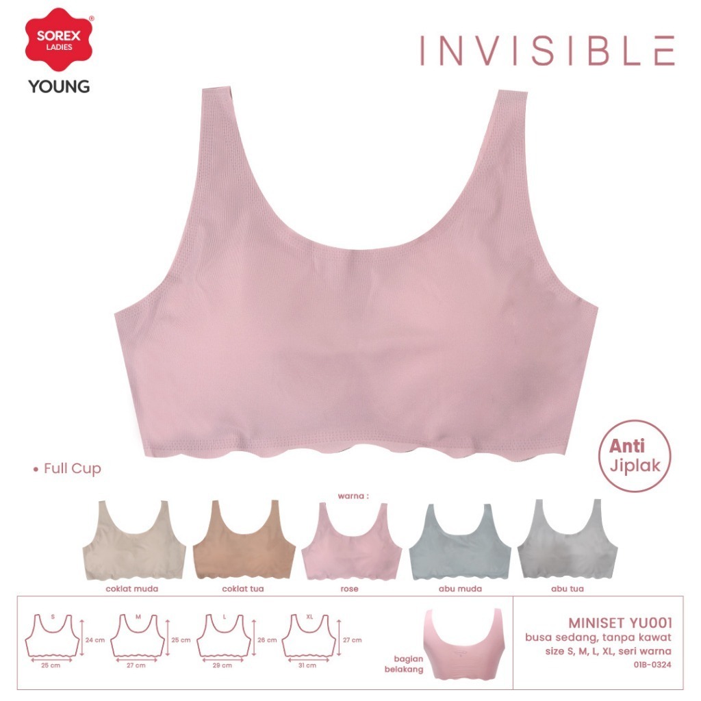 YISTORE98 - MINISET BUSA SOREX YU001 BAHAN SEAMLESS - Miniset BUSA Sorex YU 001 Tali Besar Seamless 