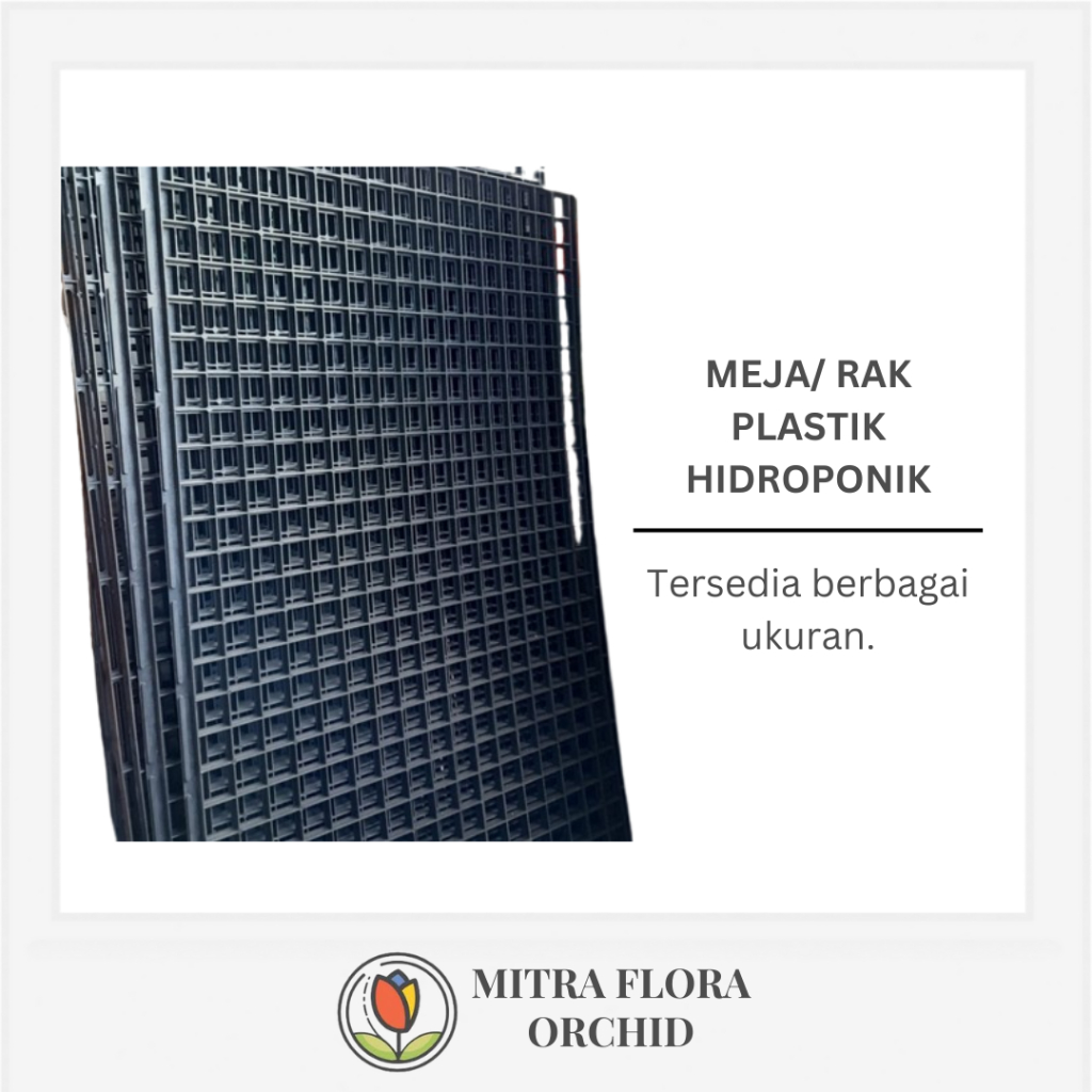 Meja/ Rak Plastik Anggrek Hidroponik/ Ram Vertikal Garden Plastik
