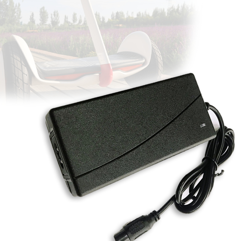 42V 3 lubang DC Charger Scooter Listrik Charger Sepeda Listrik Charger Adapter