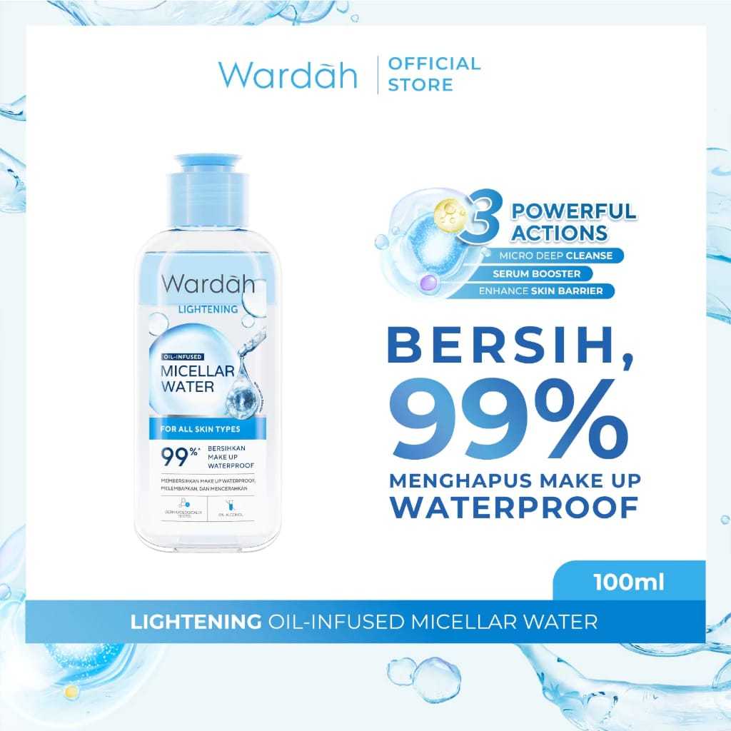 Wardah Lightening Oil-Infused Micellar Water-wardah Micellar Water