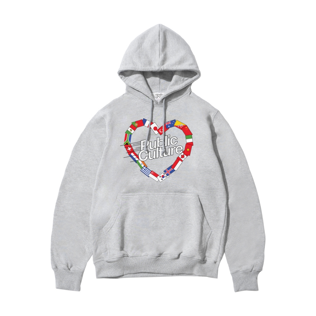 Public Culture - International Hoodie - Misty Grey