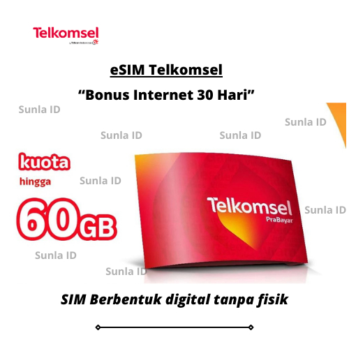 Kartu e-SIM Telkomsel | Bebas Request Nomor
