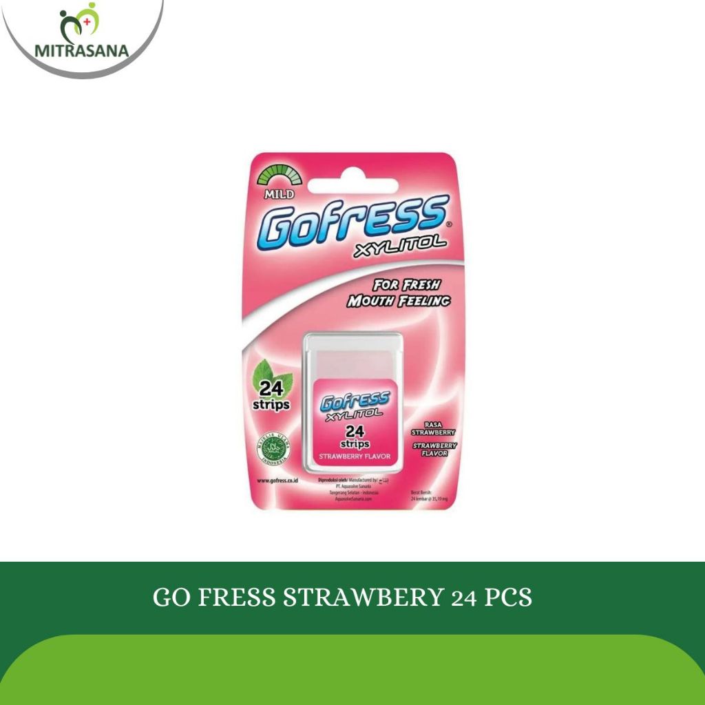 Gofress Go Fress Permen Strip Gofress | Permen Penyegar Nafas