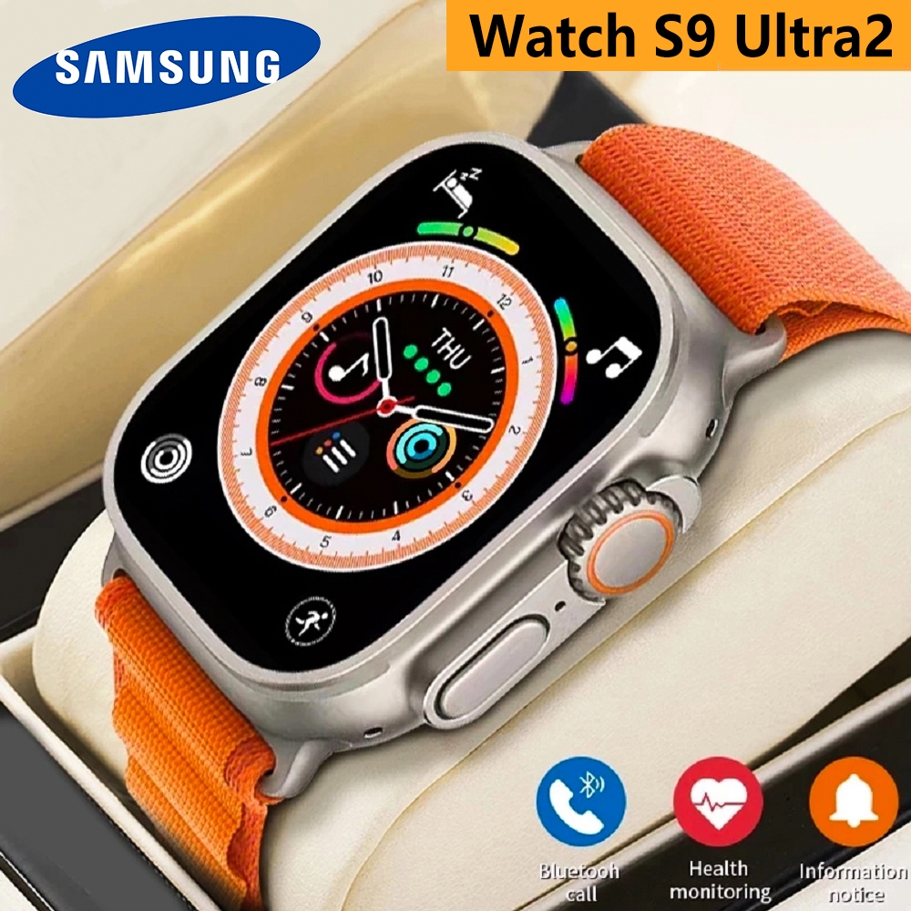 Original Samsung SmartWatch S9 Ultra2 2.3 "HD Full Touch Screen Bluetooth Call Waterproof Android IO