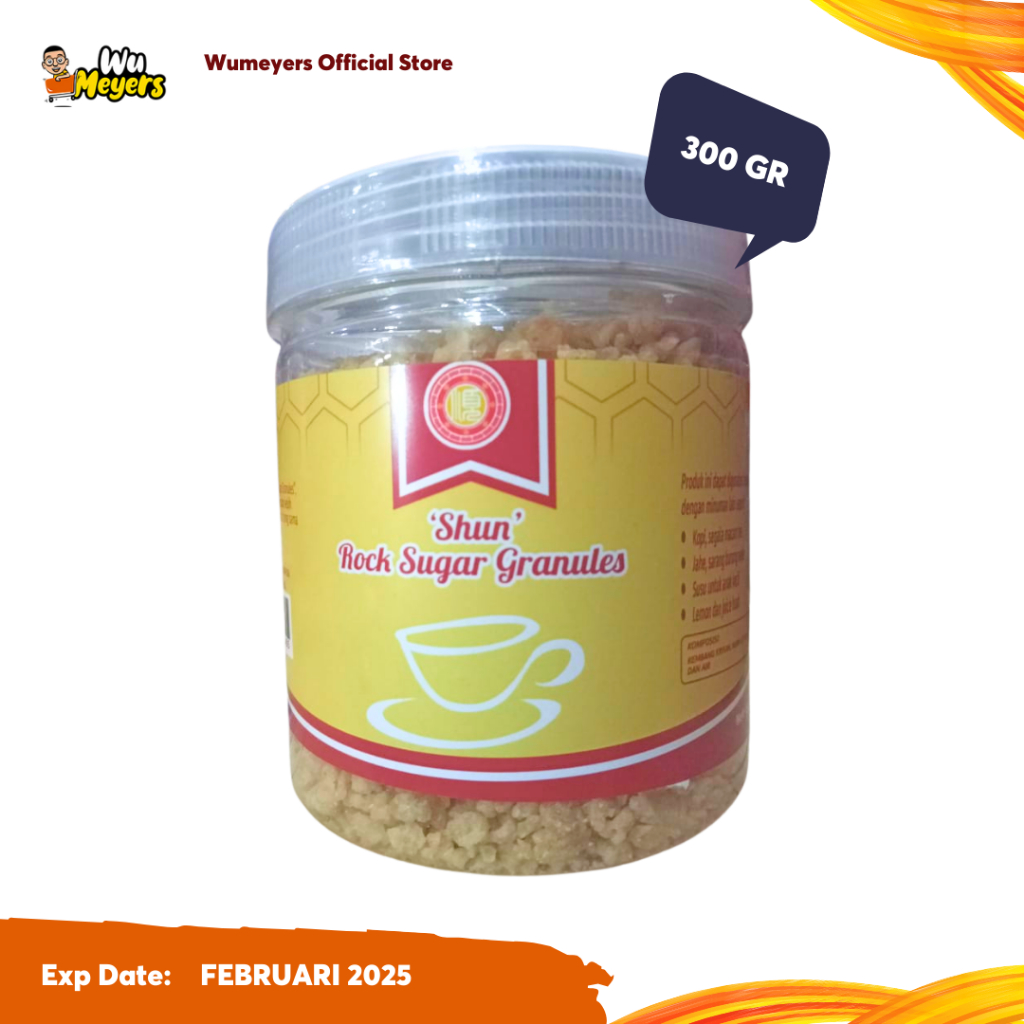 

Shun Rock Sugar Granules Herbal Shun Gula Batu Herbal 300gr