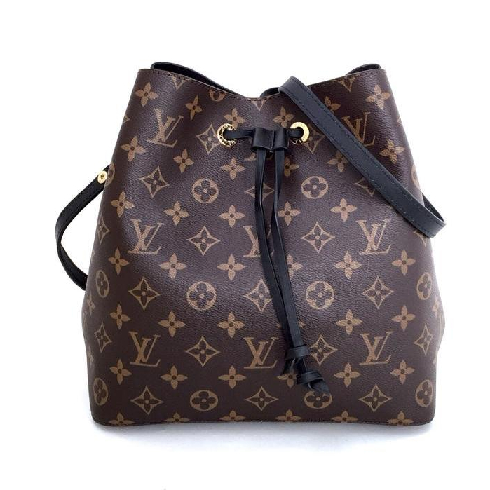 Tas Monogram Neonoe Neo Hitam Black Ori Leather Fo Original Asli Ori - Ori Leather Quality - Kulit A
