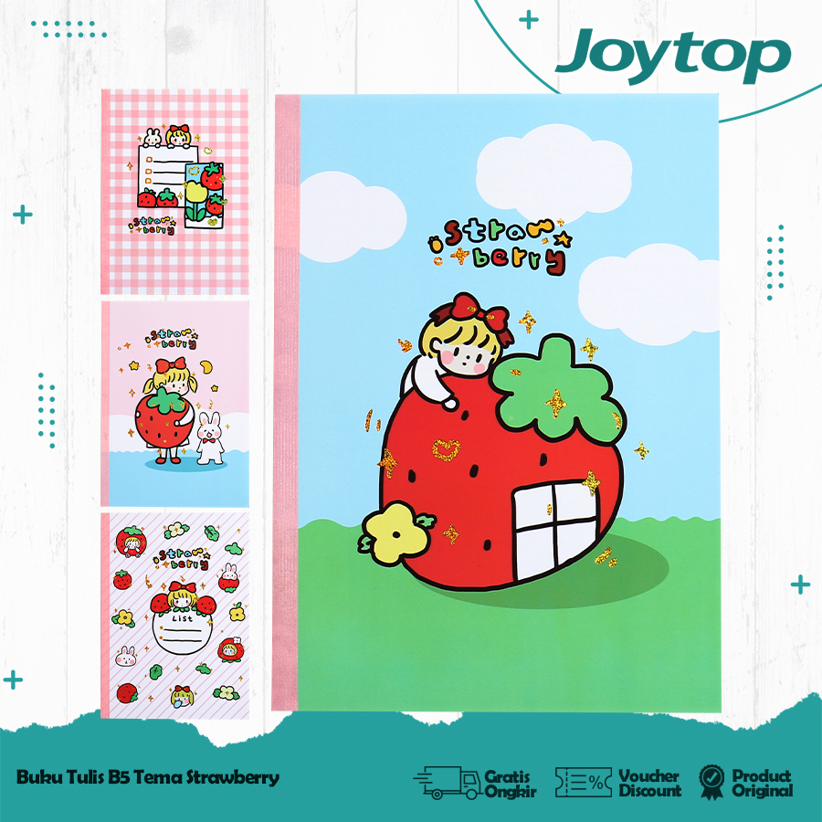 JOYTOP Buku Catatan Garis Ukuran B5
