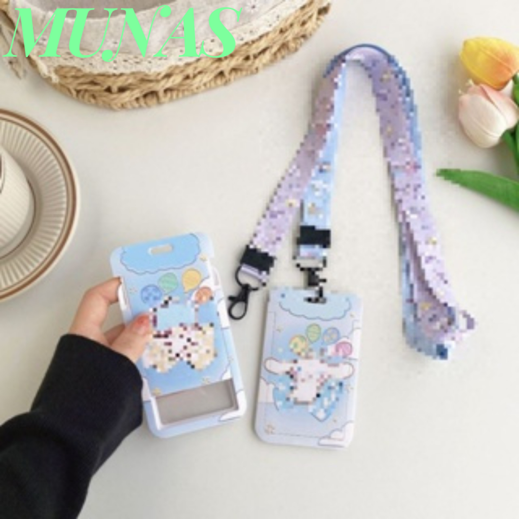 

MUNAS NAME TAG GANTUNGAN KARTU KARAKTER KARTUN LANYARD AKSES MRT BUSWAY E-MONEY FLAZZ BRIZI CARD HOLDER KARAKTER KARTUN LANYART CARD HOLDER ID CARD