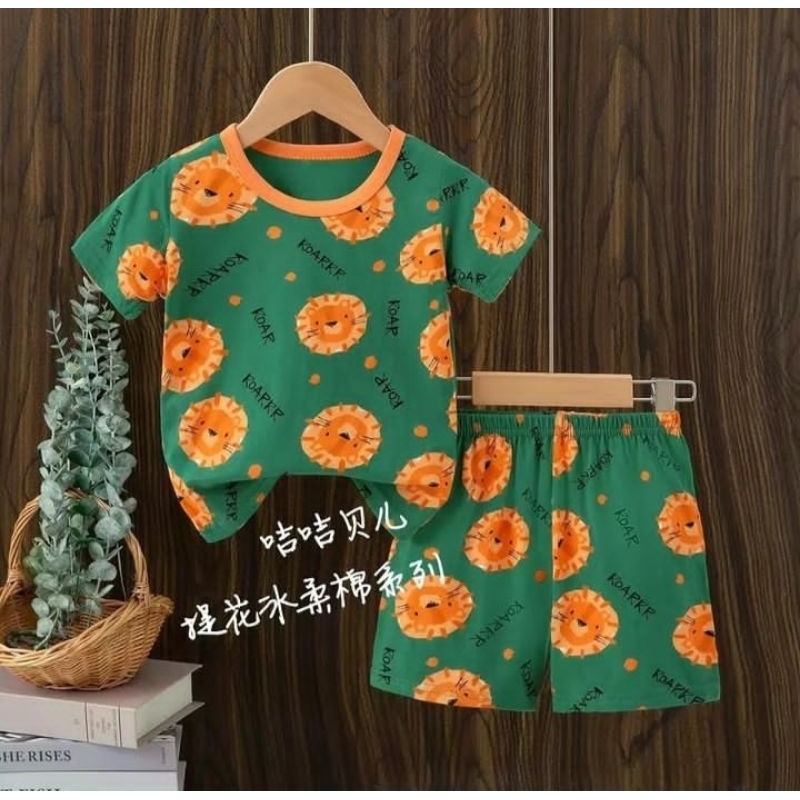 Baju Tidur Anak Piyama Organik Premium Jijibeier