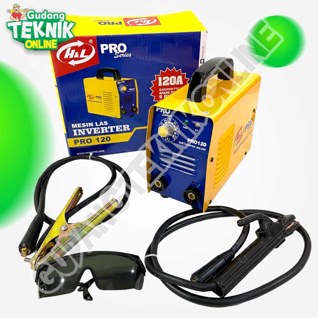 Mesin Las Listrik 120A HNL PRO 120 / Mesin Las 120 Ampere Trafo Travo Las H&L - Inverter Welding HNL