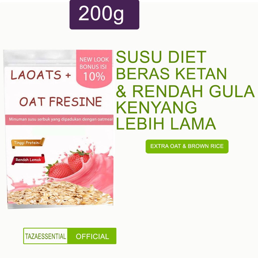 

Oatmeal Diet Penurun Berat Badan Low Fat Oat Milk Susu Diet Pengganti Makan Susu Bubuk Rendah Lemak