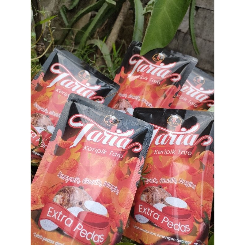 

KERIPIK TALAS TARIA, Rasa lebih renyah dan gurih. berat 75g