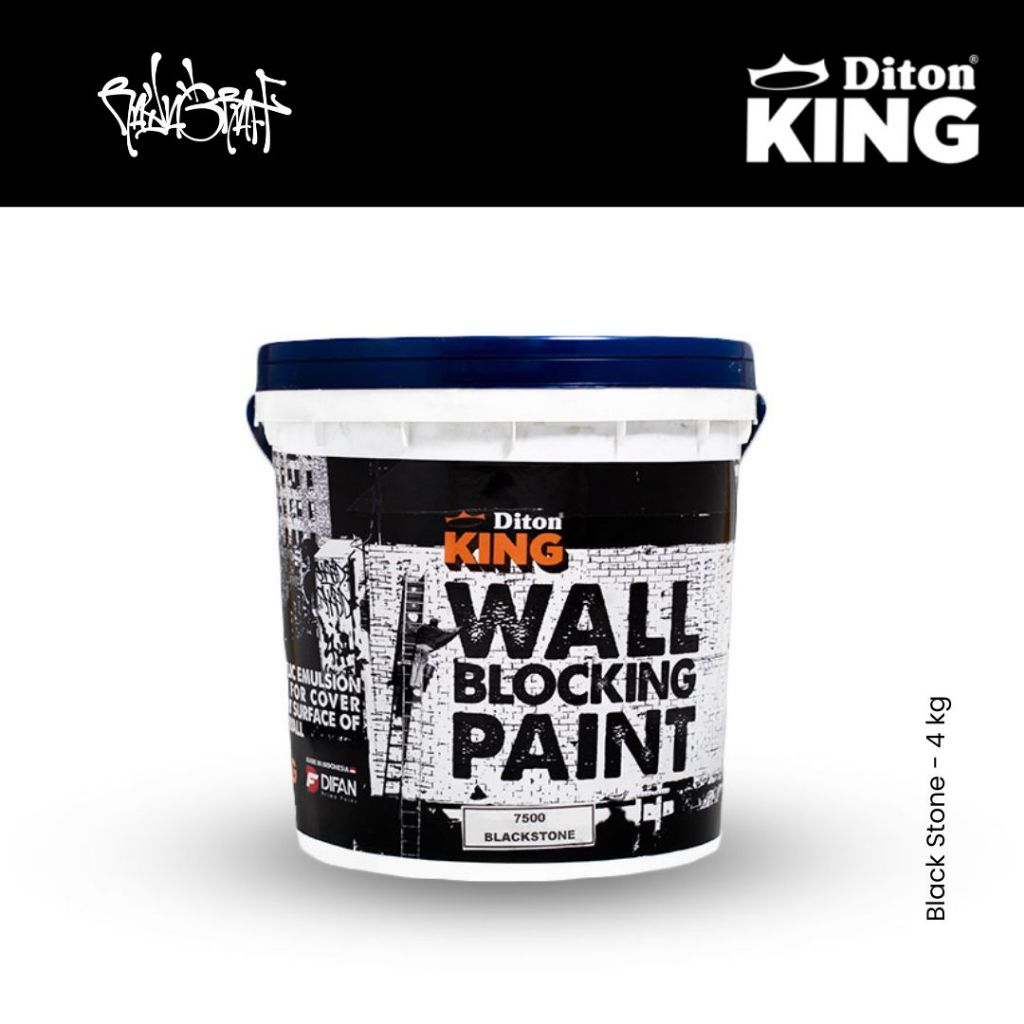 

DITON KING WALL BLOCKING PAINT 4 KG | BLACK STONE