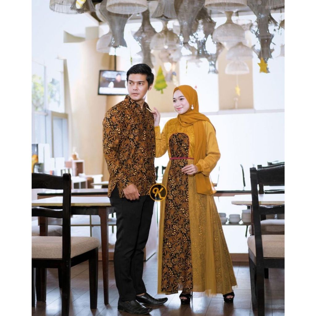 GAMIS BATIK ARUMI TERBARU Baju Gamis Batik Wanita Modern Kombinasi Polos Pekalongan Jumbo Lebaran Terbaru | gamis batik baju batik muslimah batik kombinasi ⠀⠀⠀⠀