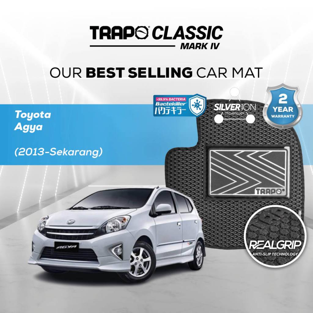 Karpet Mobil Classic Mark IV Toyota Agya (2013-Sekarang) Trapo Indonesia