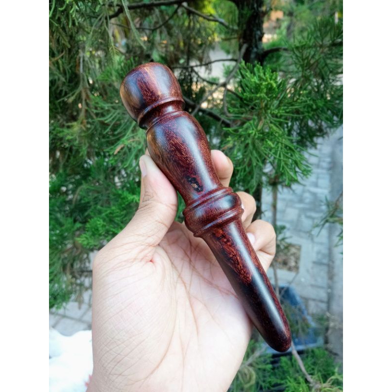 Alat Bantu Pijat Kayu Galih Asem Original Model Profil Bulat
