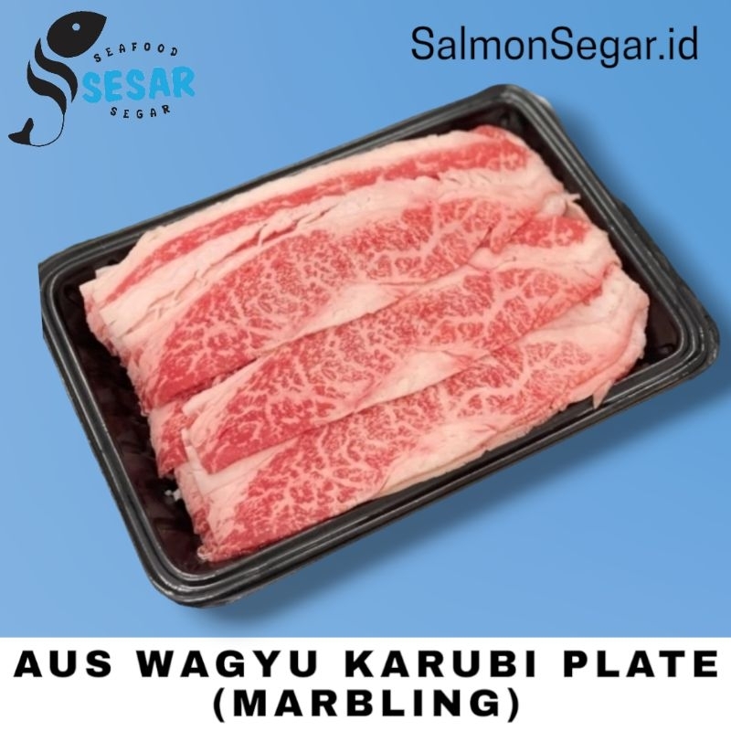 

BEEF WAGYU KARUBI PLATE AUS PREMIUM - Sliced Karubi Wagyu