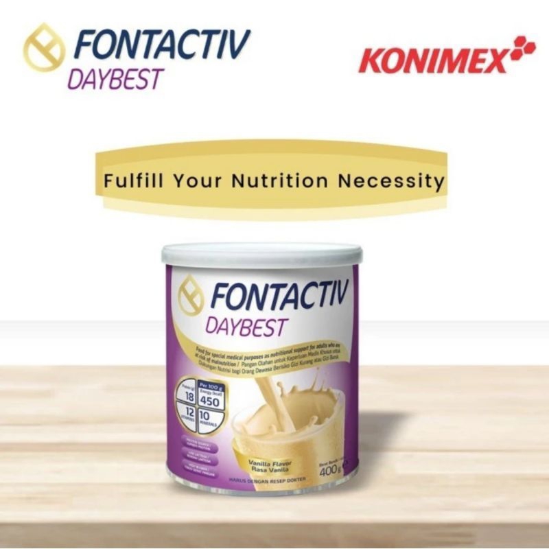 

FONTACTIV DAYBEST / FONTACTIVE DAYBEST 400 GR RASA VANILA EXP 2026