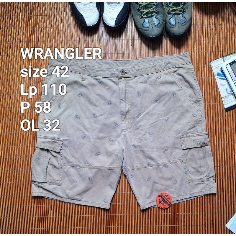Celana Cargo WRANGLER Pendek Jumbo XXL