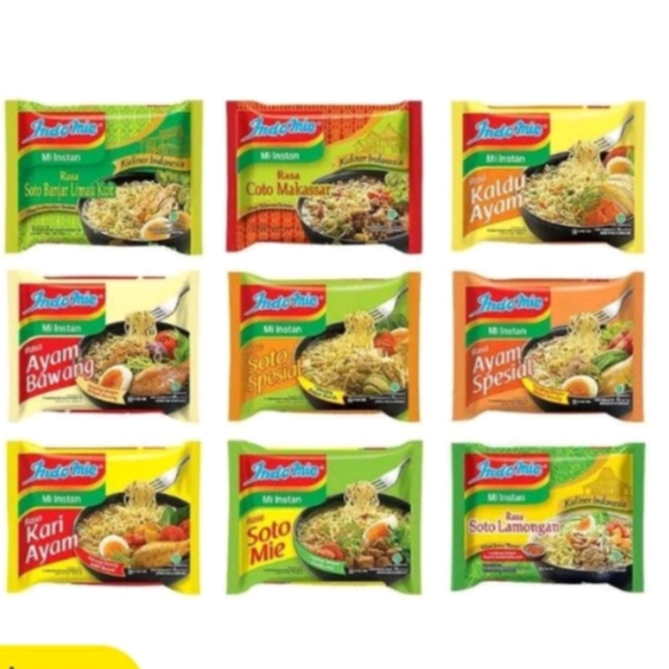 INDOMIE VARIAN KUAH/INDOMIE KUAH (3 PCS)