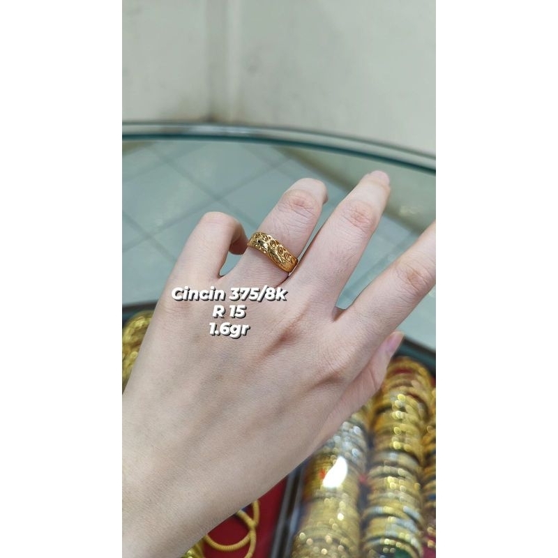 CINCIN EMAS 375/8K CINCIN EMAS ASLI CINCIN EMAS MUDA CINCIN EMAS FULL CINCIN EMAS MURAH CINCIN EMAS 