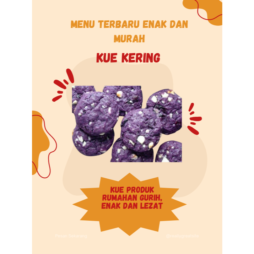 

Kue Kering Rasa Bluebery Enak dan Murah
